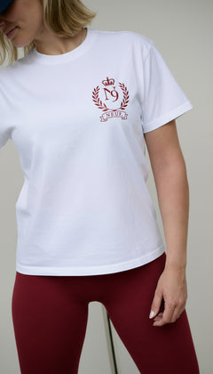 Eiffel in Paris – T-shirt Blanc/Bourgogne