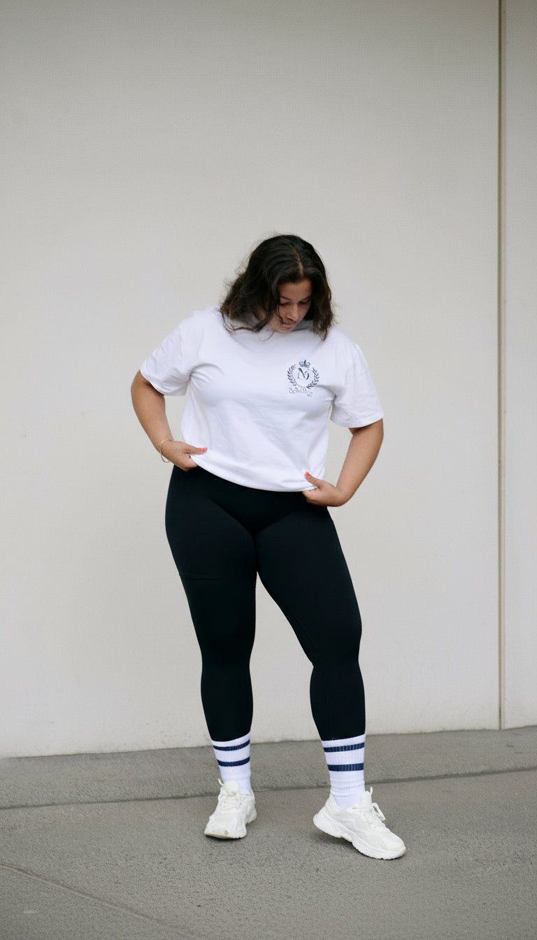 Eiffel in Paris – T-shirt Blanc/Noir