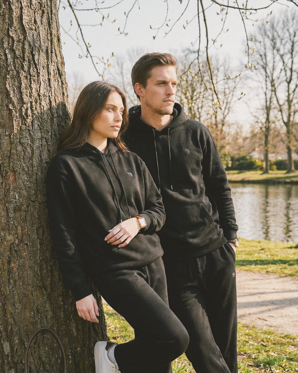 Neuf. Signature Hoodie - Black