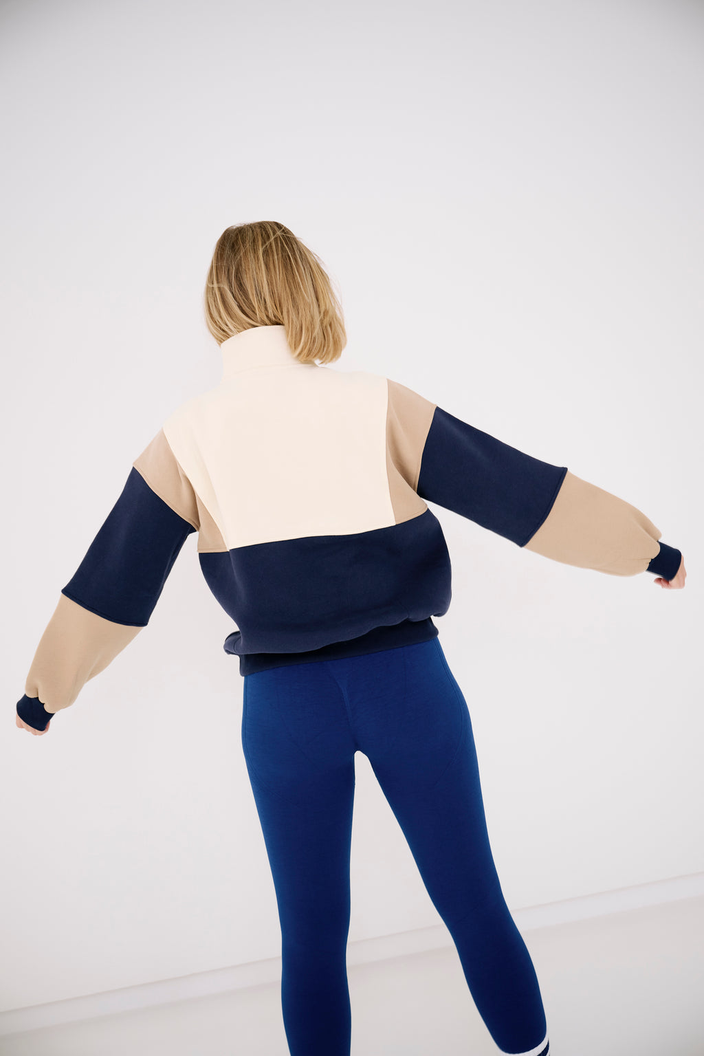 Royal – Sweat Bleu/Beige/Crème