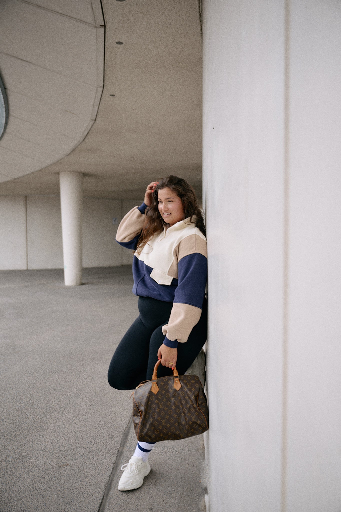 Royal – Sweat Bleu/Beige/Crème