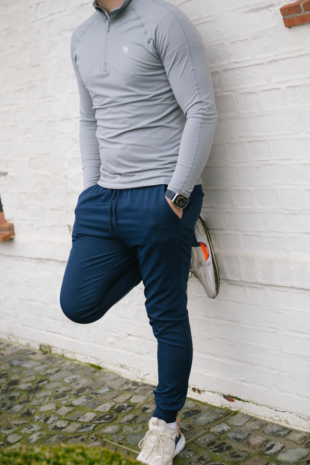 Mr. Rafal – Sweat 1/4 Zip Gris