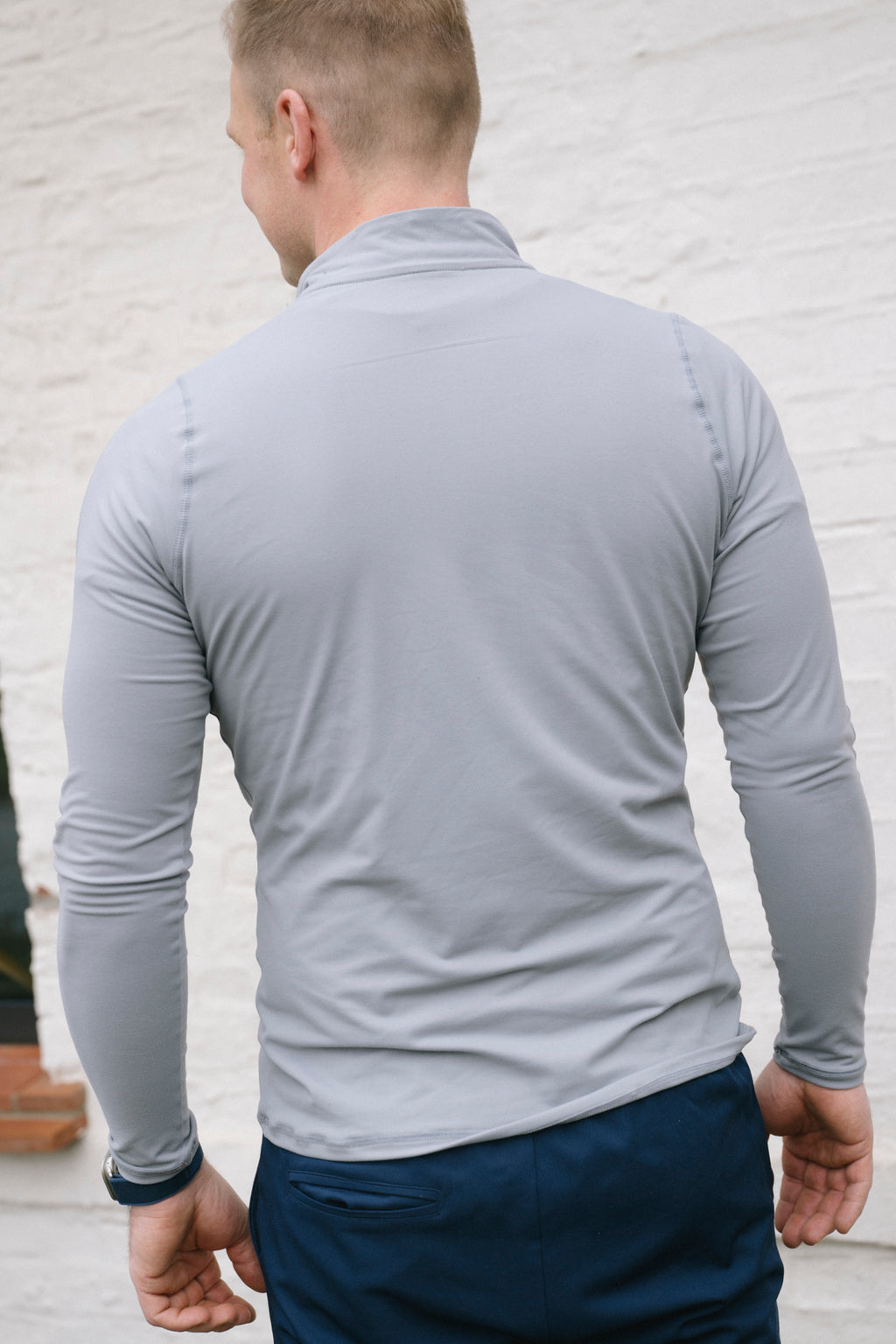 Mr. Rafal – Sweat 1/4 Zip Gris