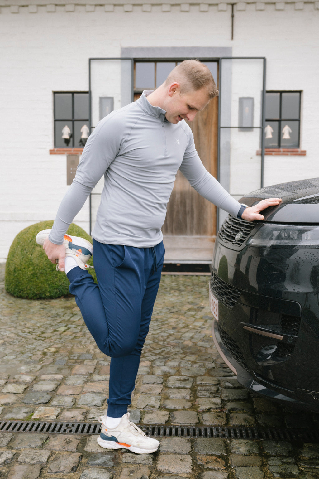 Mr. Rafal – Sweat 1/4 Zip Gris