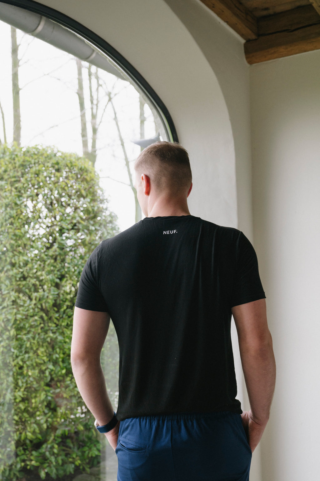 Mr. Rafal – Chemise en bambou Noire