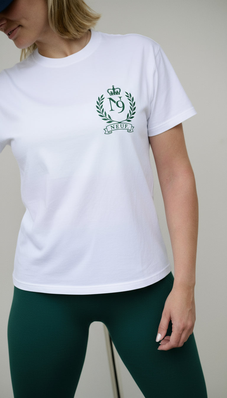 Eiffel in Paris – T-shirt Blanc/Vert