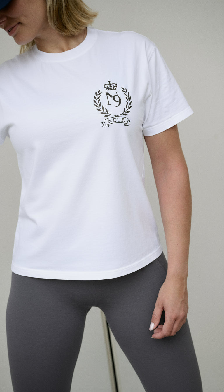 Eiffel in Paris – T-shirt Blanc/Gris